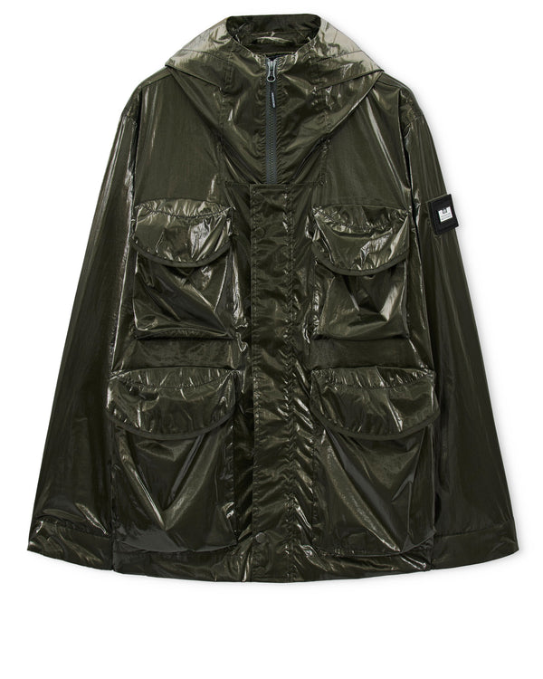 Cotoca Fleece Lined Jacket Black Forest Green