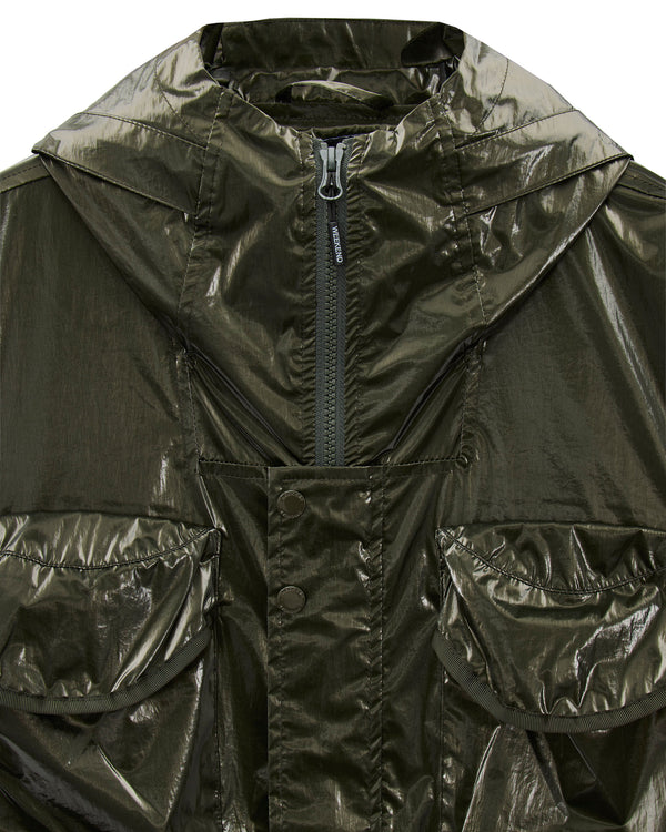 Cotoca Fleece Lined Jacket Black Forest Green