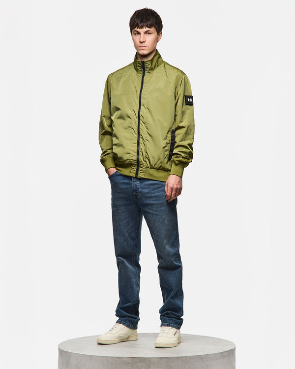 Finsbury Bomber Jacket Olive Green