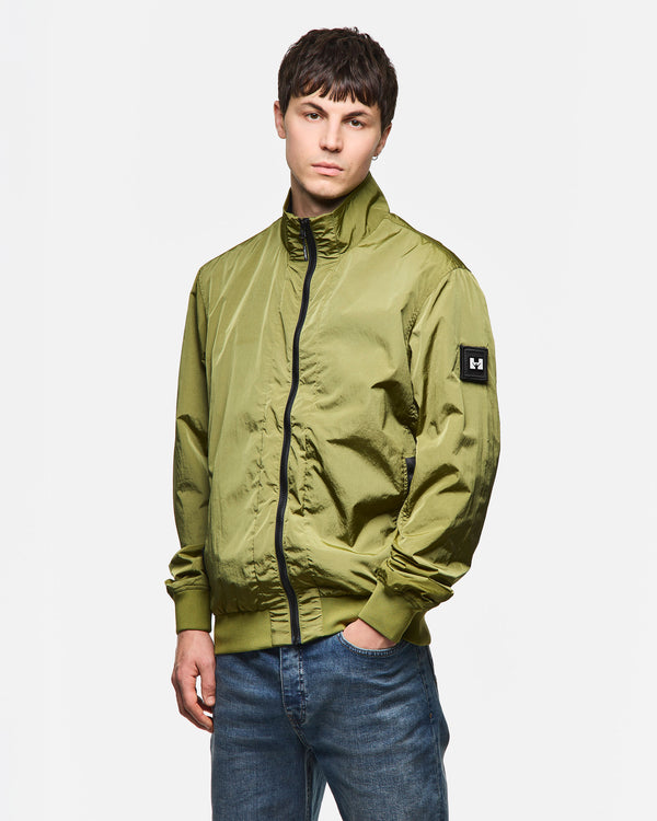 Finsbury Bomber Jacket Olive Green