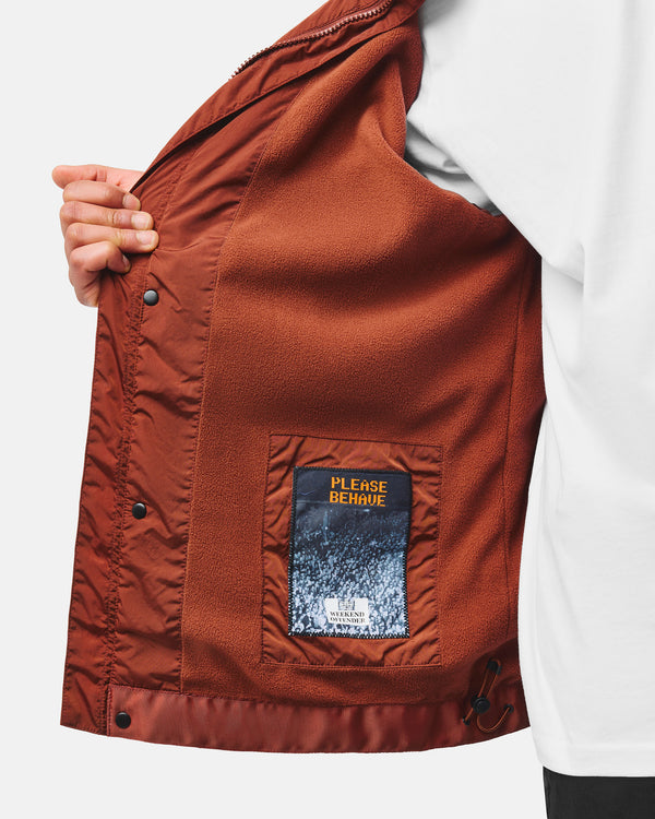 Tralee Windbreaker Jacket Brick