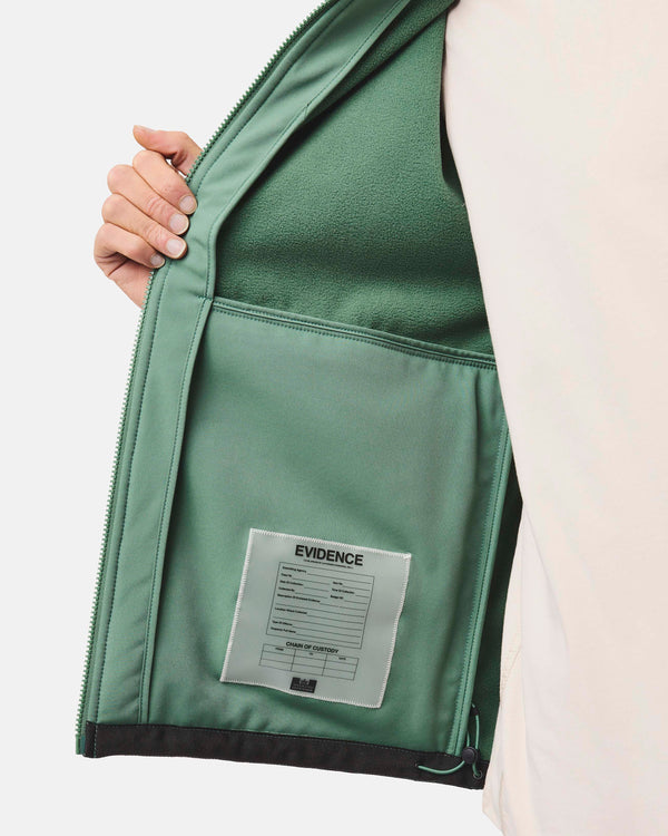 Stipe Softshell Jacke Thyme Green
