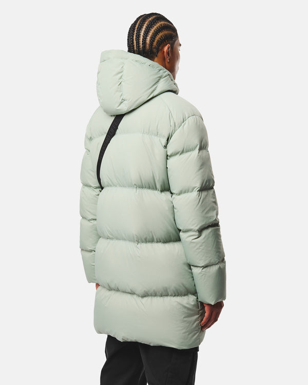 Grampian Longline-Daunenjacke Julep Green
