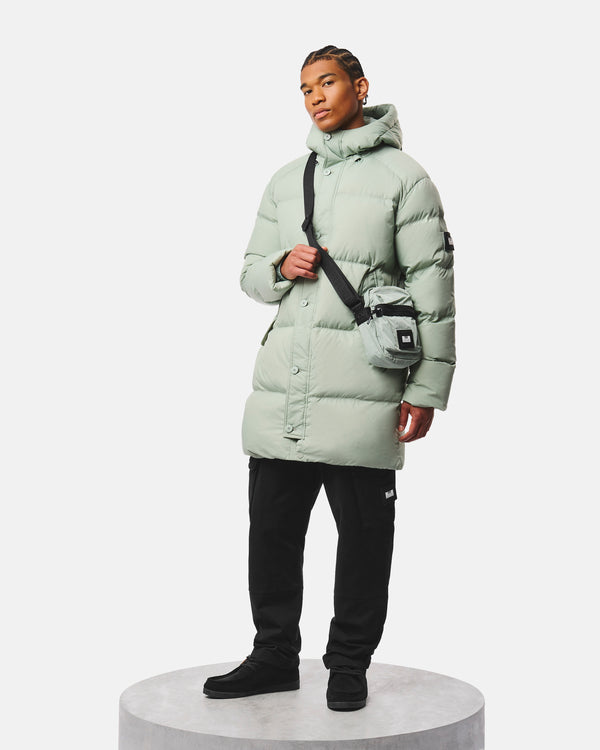 Grampian Longline-Daunenjacke Julep Green