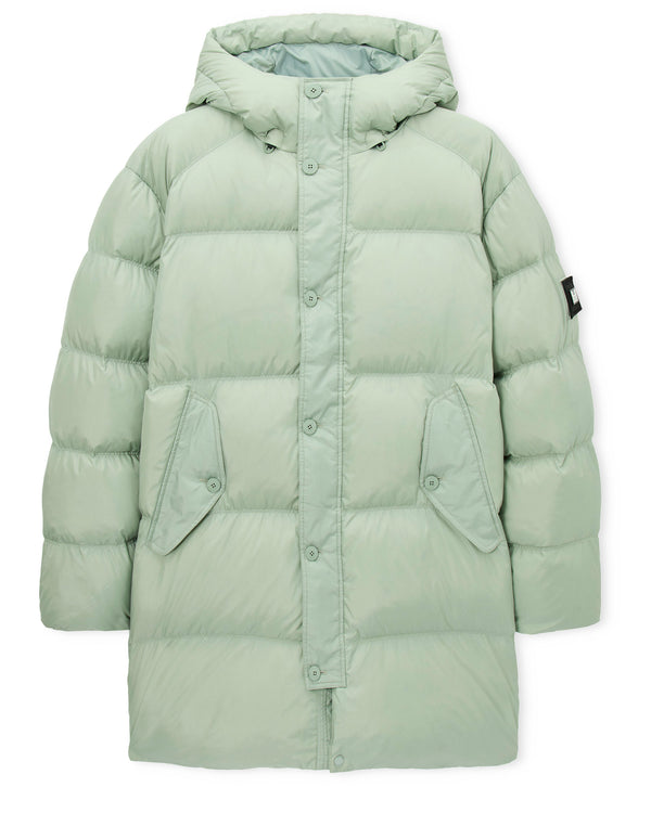 Grampian Longline-Daunenjacke Julep Green
