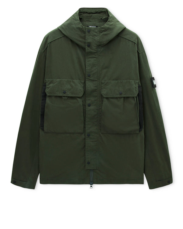 Caracas Field Jacket Black Forest Green