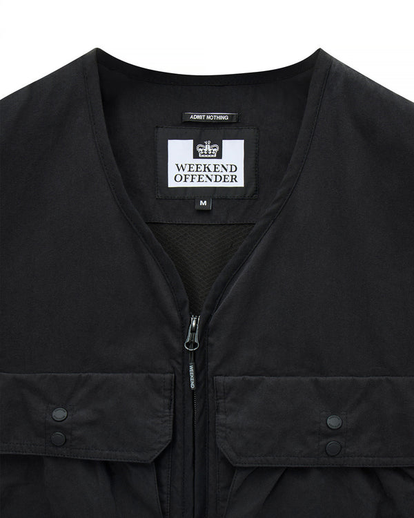 Tangier Utility Vest Black