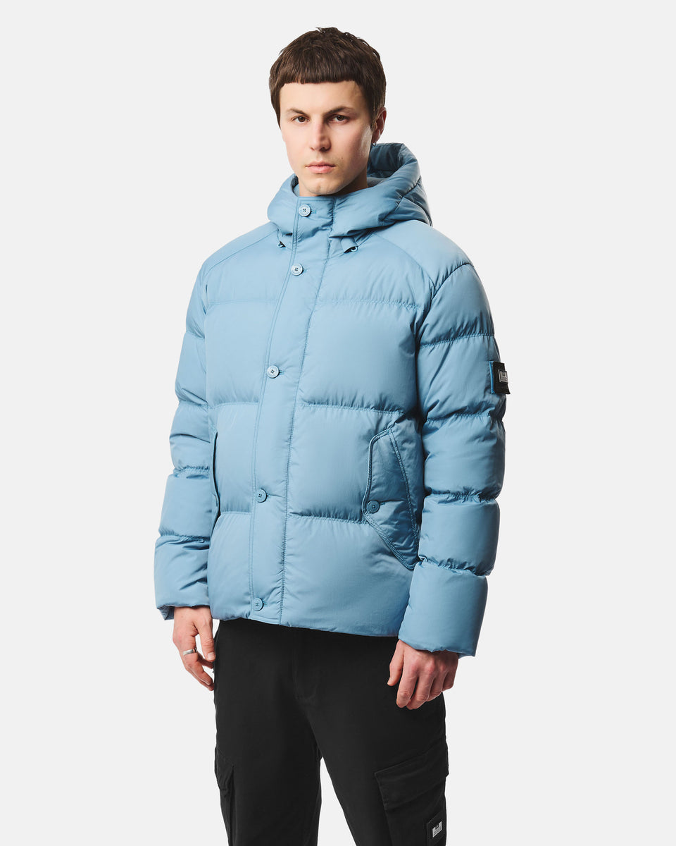 上杉柊平 feels LIGHT BLUE SHELL DOWN JACKET Esja Down Jacket Peruvian Blue – Weekend Offender