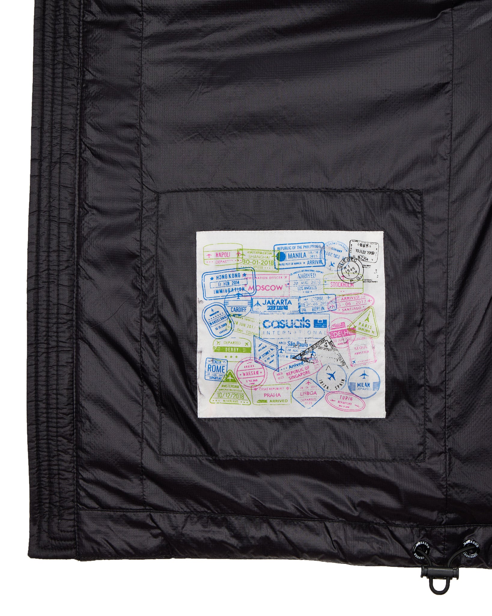 Browne Packable Jacket Black