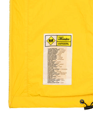 Plex Windbreaker Jacket Buttercup Yellow