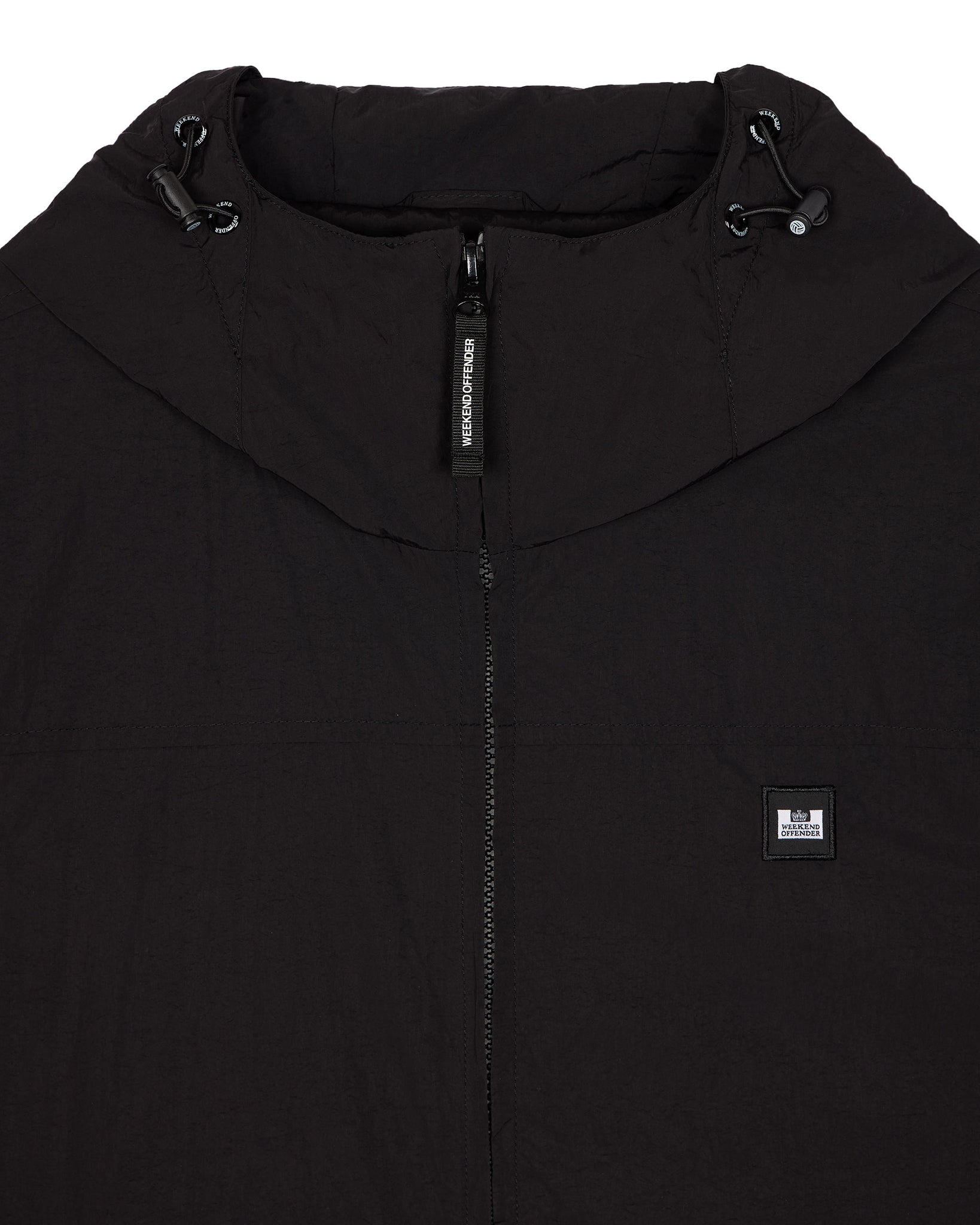 Plex Windbreaker Jacket Black - Plus Size