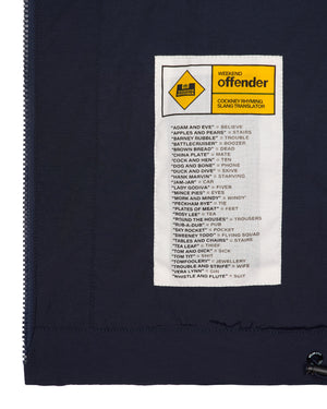 Plex Windbreaker Jacket Navy - Plus Size