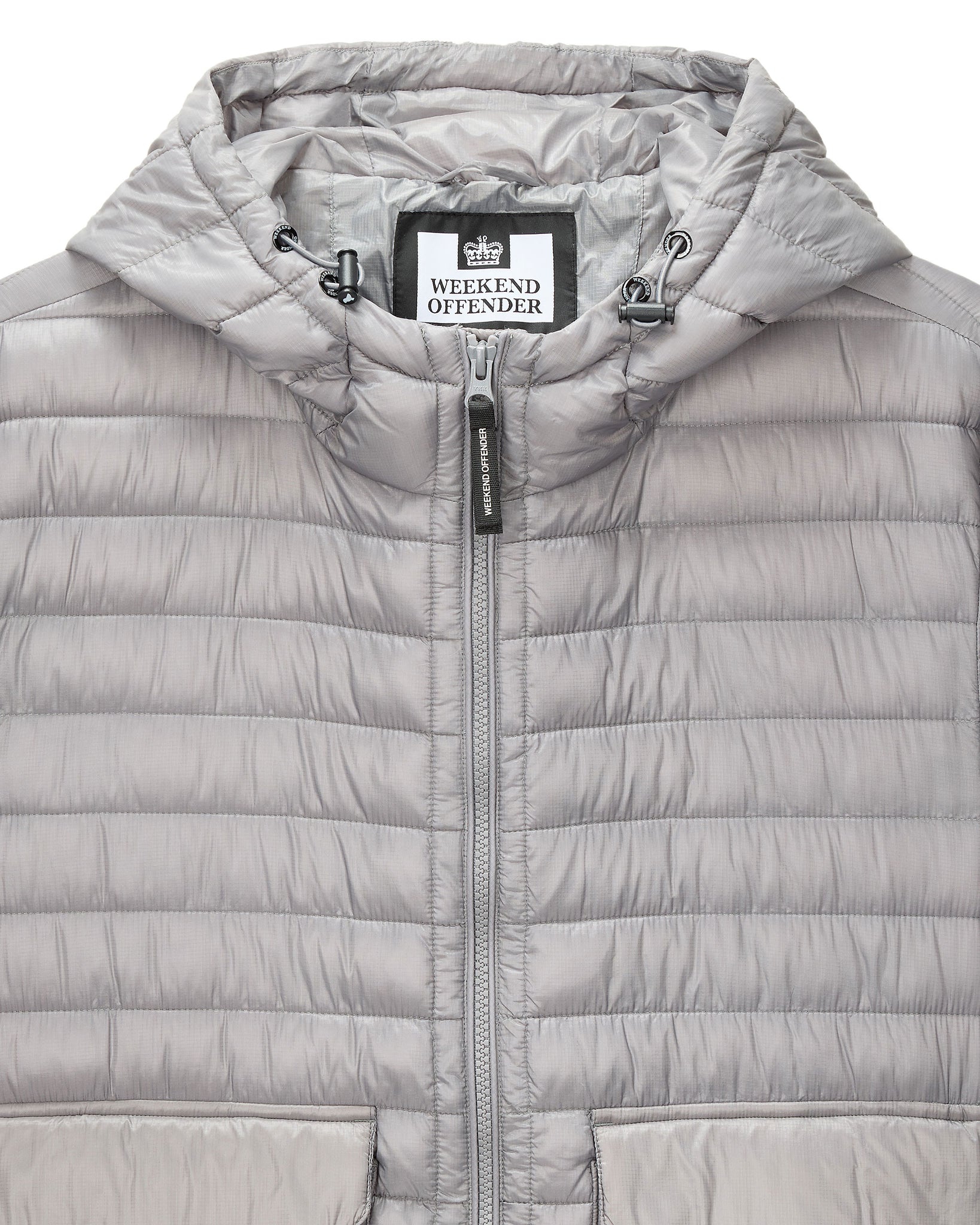 Browne Packable Jacket Light Grey