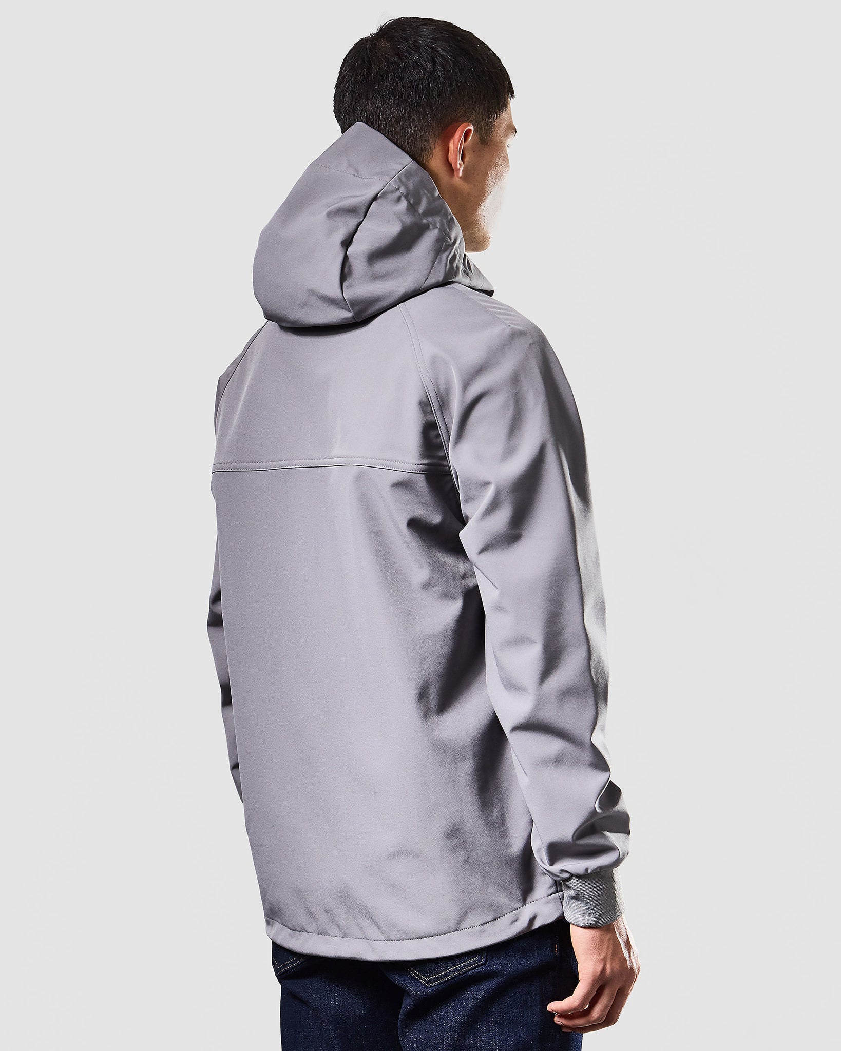 Stipe Softshell Jacket Light Grey