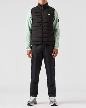 Gacha Padded Gilet Black