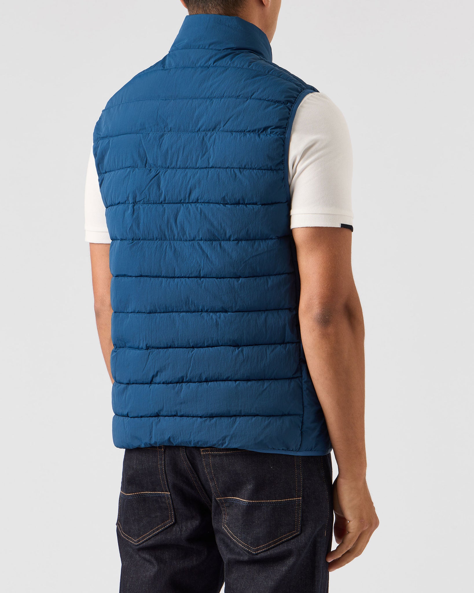 Gacha Padded Gilet Juniper Blue