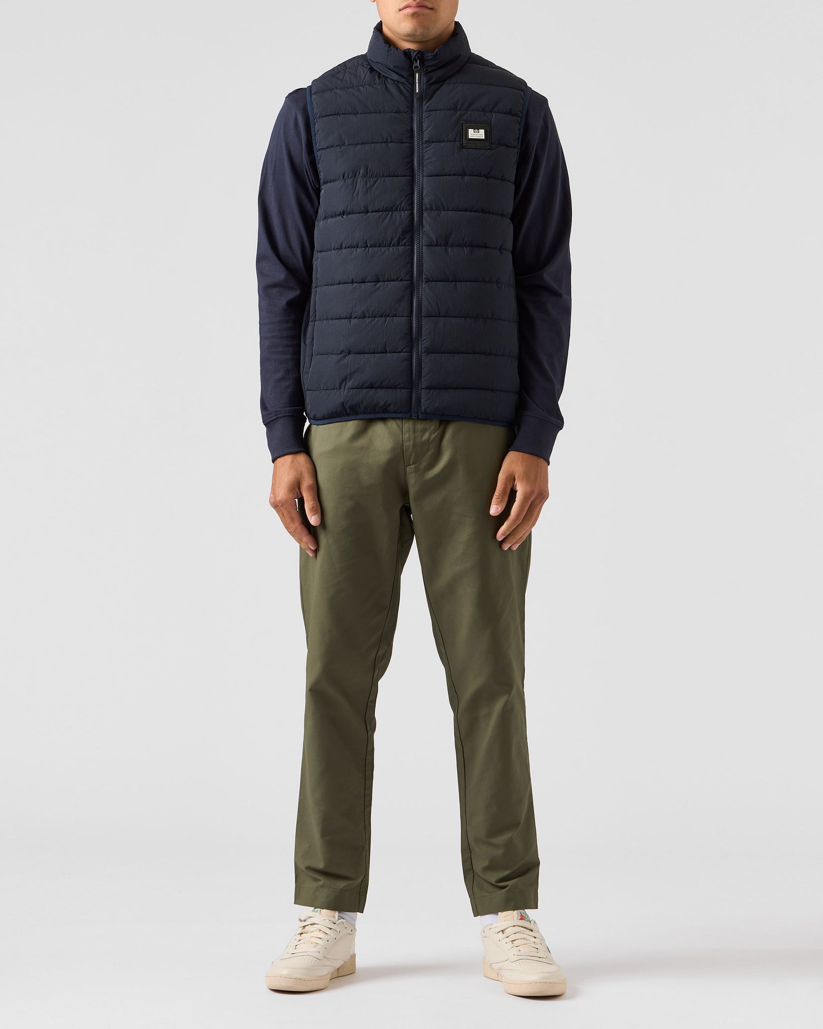 Gacha Padded Gilet Navy