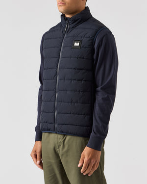 Gacha Padded Gilet Navy