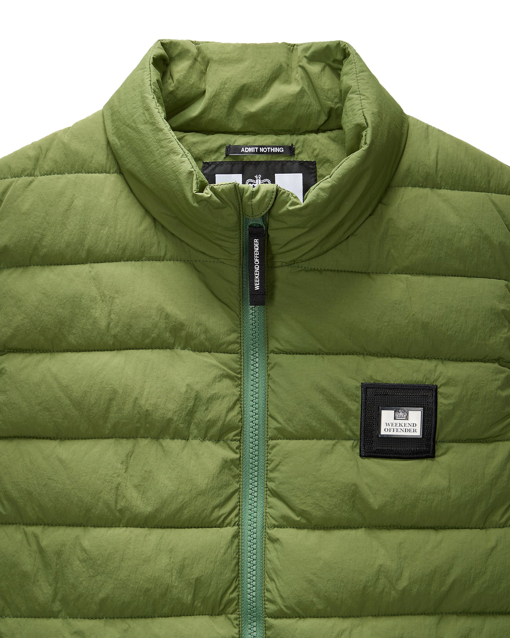 Gacha Padded Gilet Seaweed Green