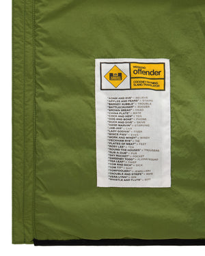 Toronto Hooded Gilet Seaweed Green