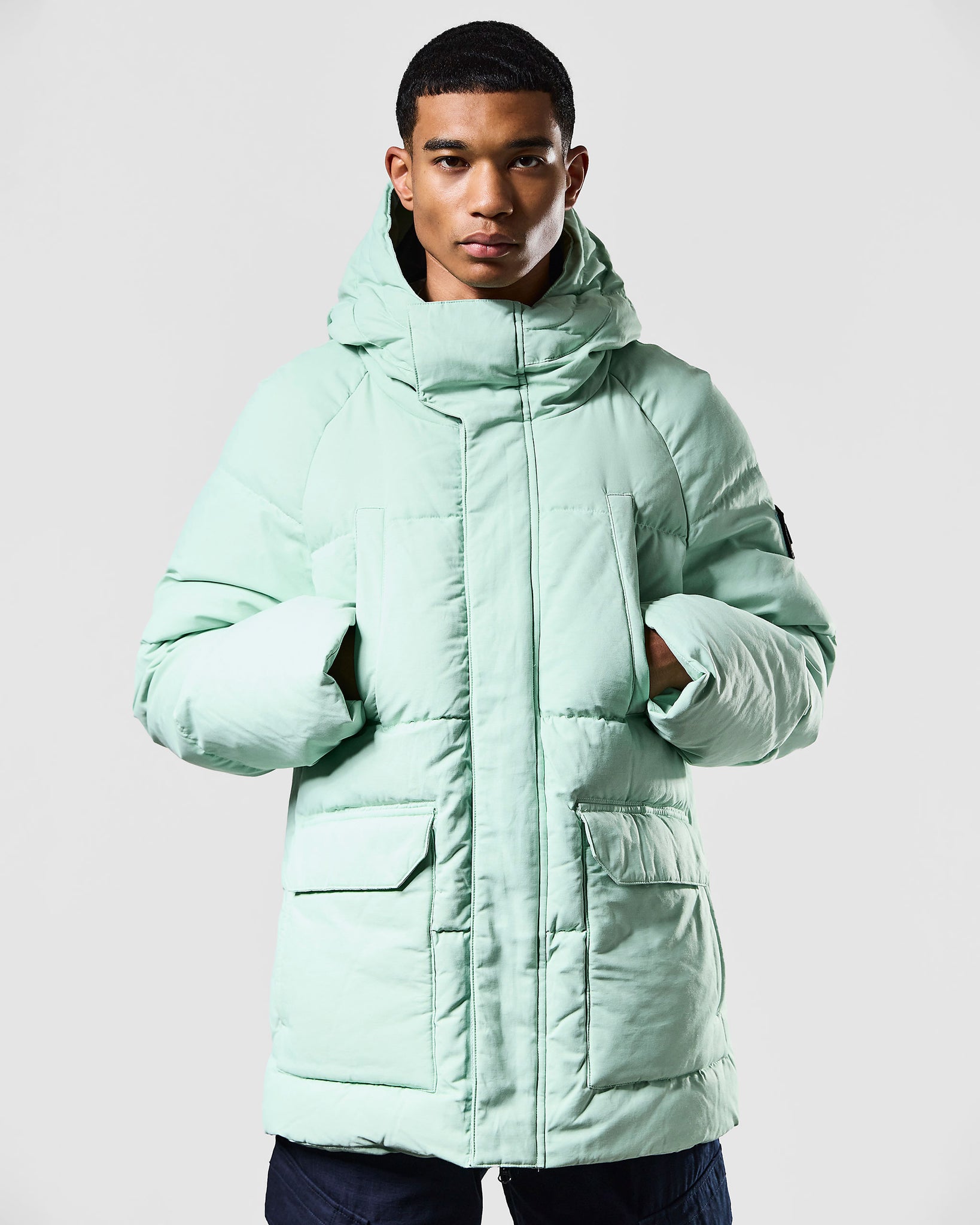 Storm Down Jacket Mint Tea Green
