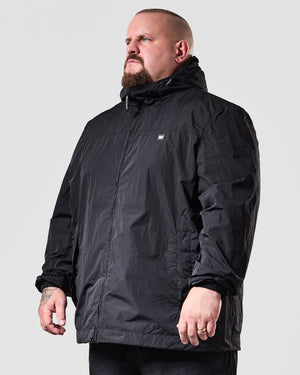 Plex Windbreaker Jacket Black - Plus Size