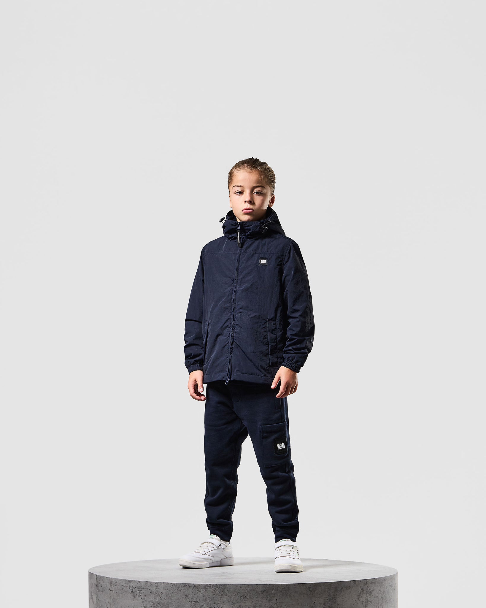 Kids Plex Windbreaker Jacket Navy