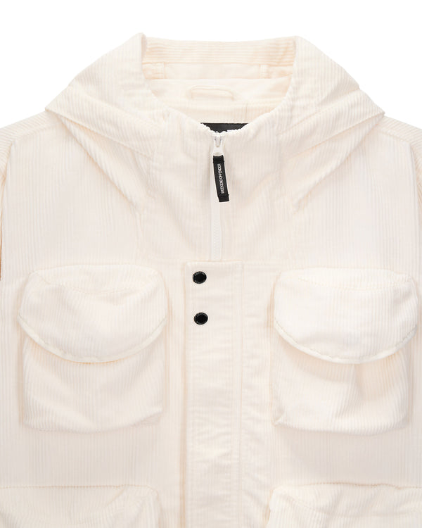 Cotoca Cord Field Jacket Winter White