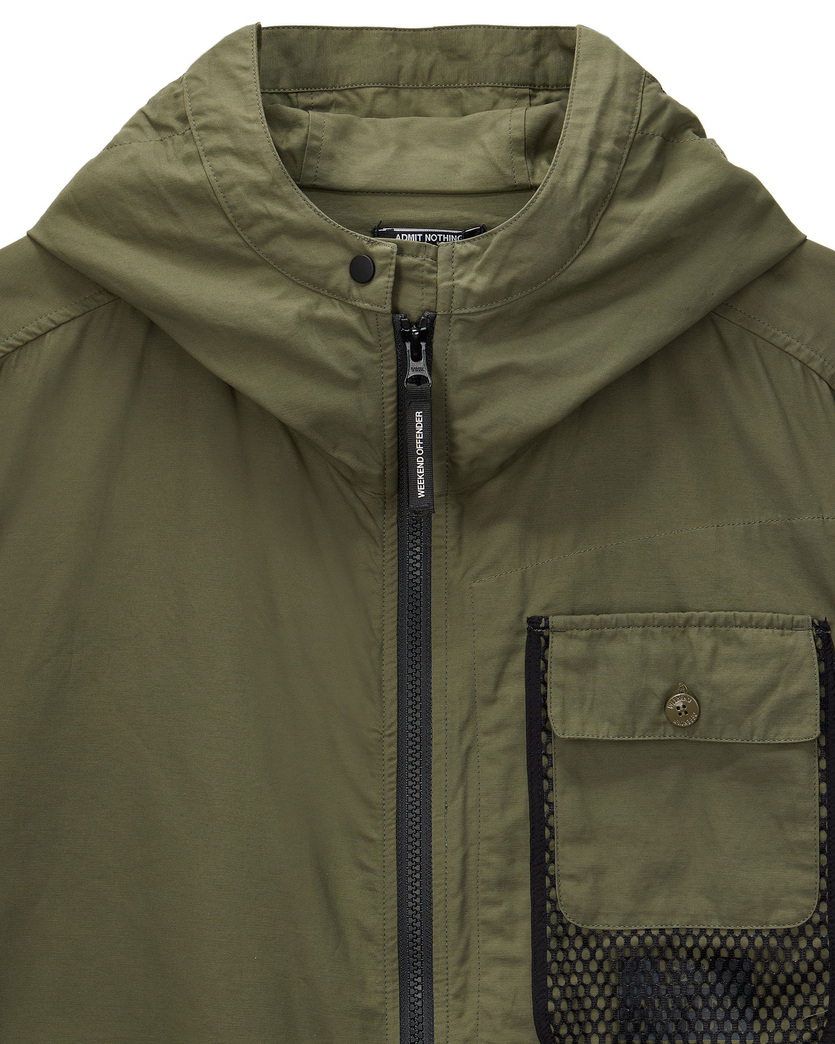 Seinfeld Mesh Pocket Field Jacket Dark Green