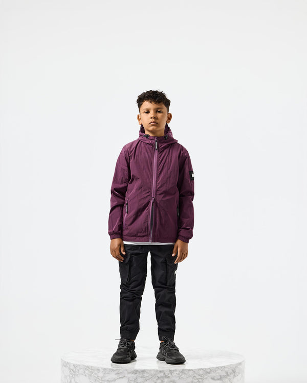 Kids Technician Fleece-Lined Jacket Acai Berry