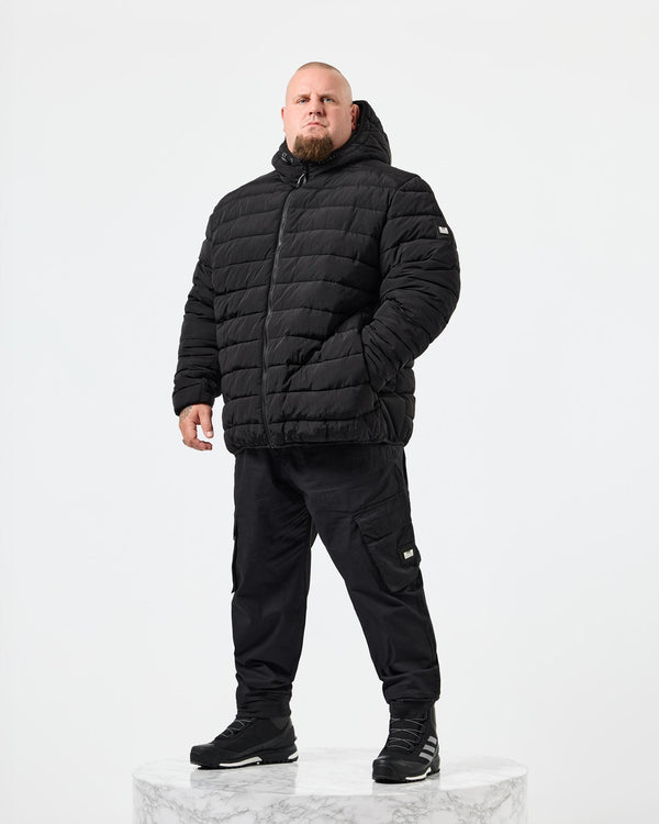 Plus Size - La Guardia Puffer Jacket Black