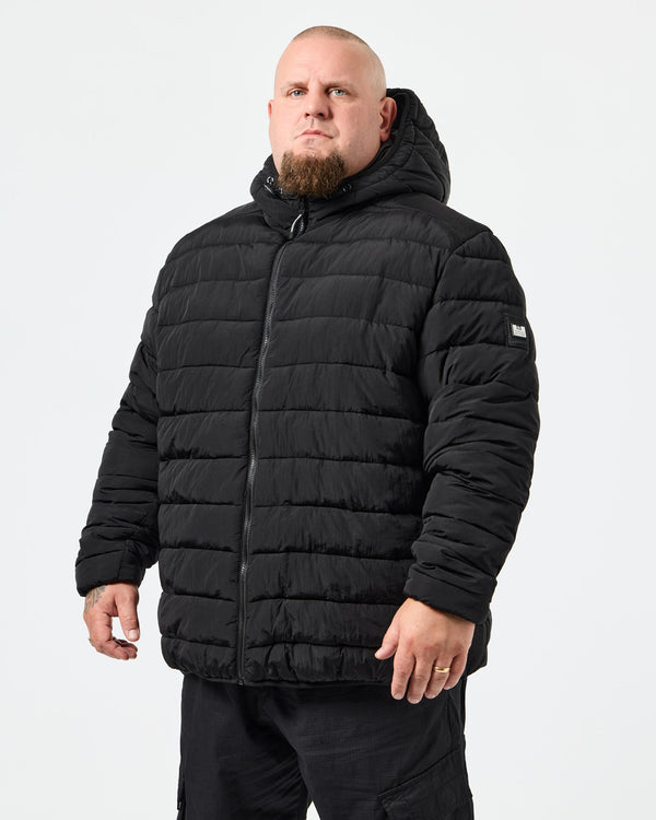 Plus Size - La Guardia Puffer Jacket Black