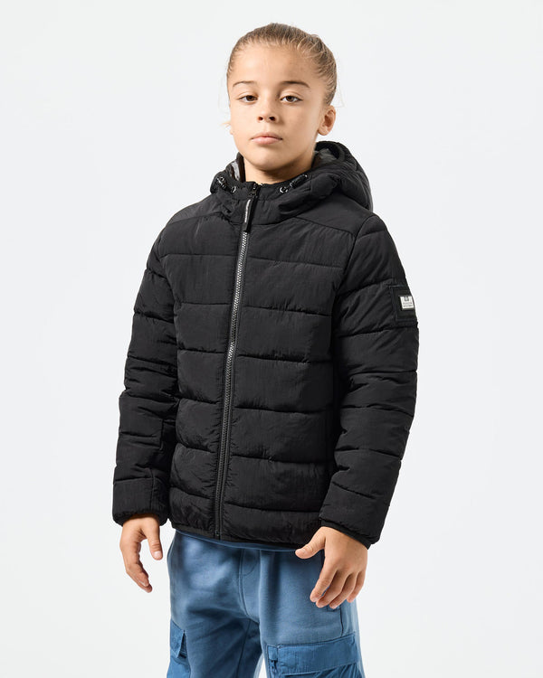 Kids La Guardia Puffer Jacket Black