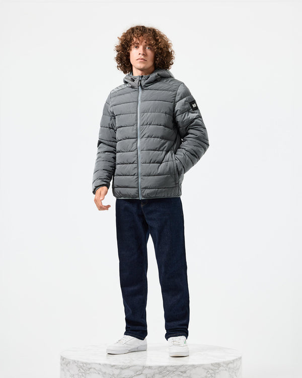 La Guardia Padded Jacket Zinc