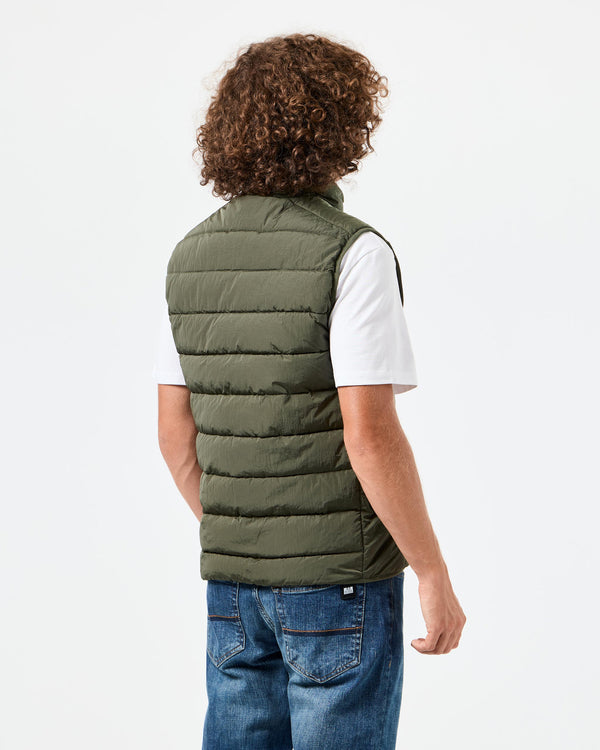 Gacha Padded Gilet Castle Green