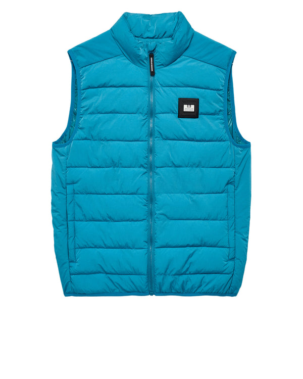 Gacha Padded Gilet Kingfisher Blue