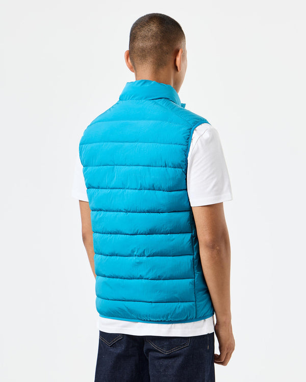 Gacha Padded Gilet Kingfisher Blue