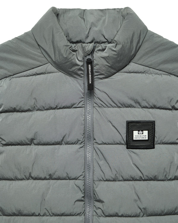 Gacha Padded Gilet Zinc