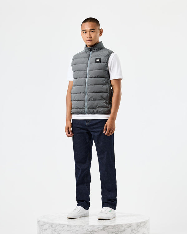 Gacha Padded Gilet Zinc