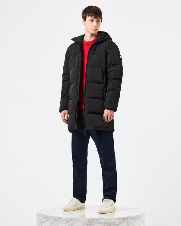 Sapporo Longline Down Jacket Black