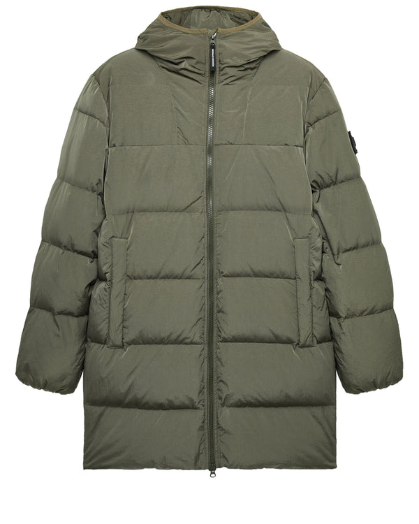 Sapporo Longline Down Jacket Castle Green