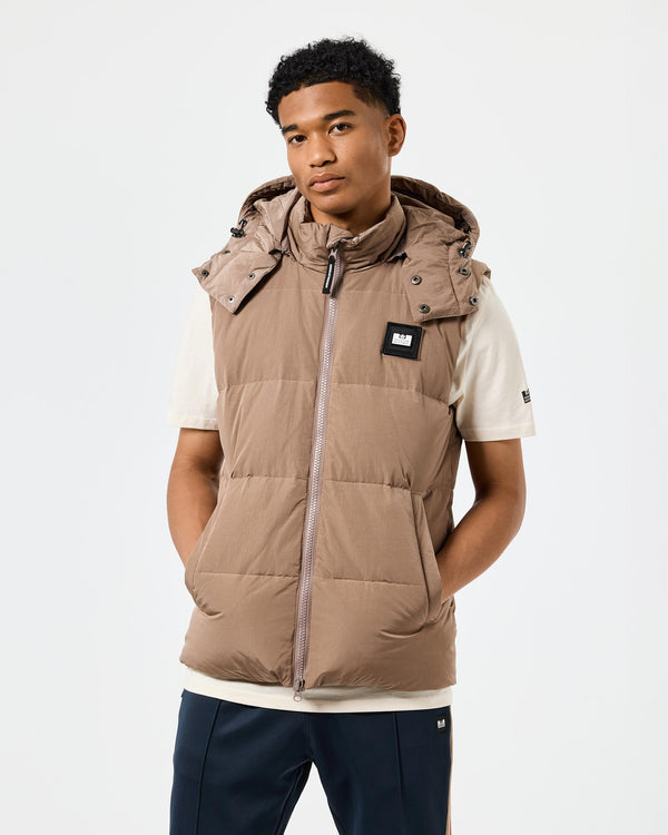 Gordini Down Gilet Mocha Brown