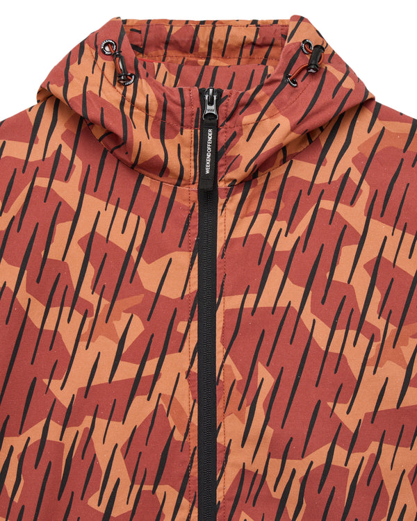 Technician Camo Cotton Twill Jacket Uluru Orange Rain Camo