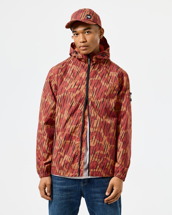 Technician Camo Cotton Twill Jacket Uluru Orange Rain Camo