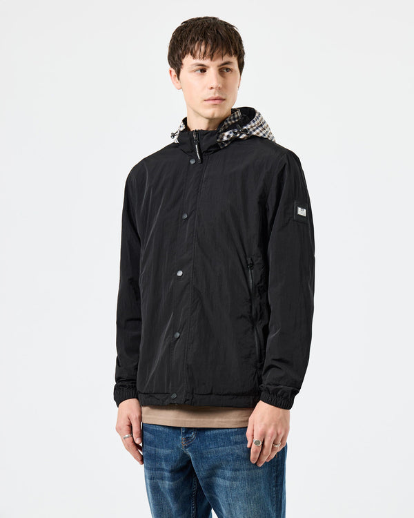 Saunders Parachute Jacket Black