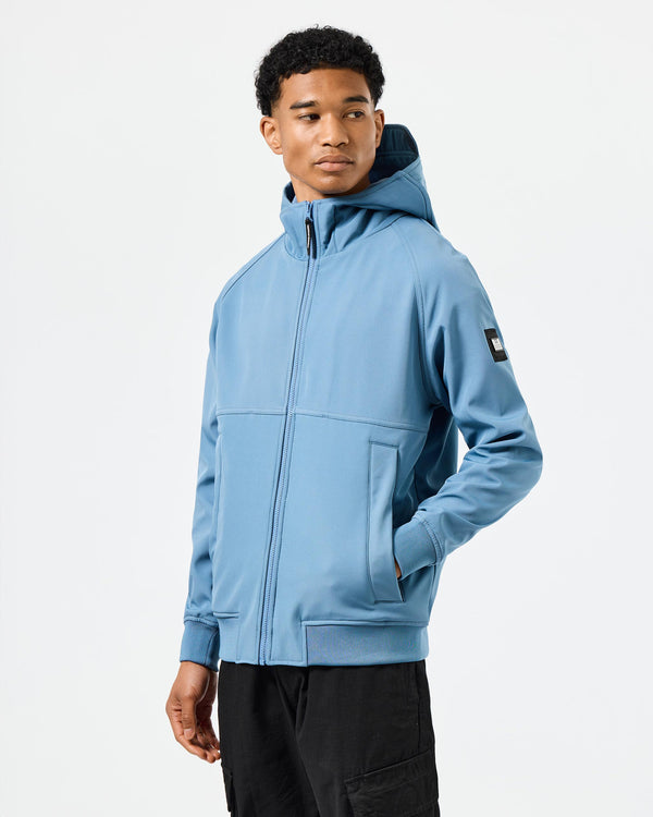 Sulta Softshell Bomber Jacket Baltic Blue