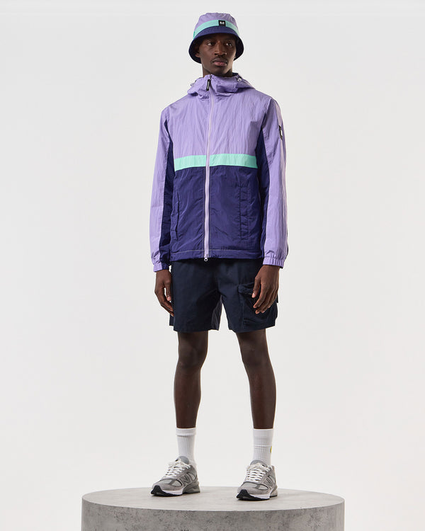 Parissa Windbreaker Jacket Periwinkle/Bright Navy