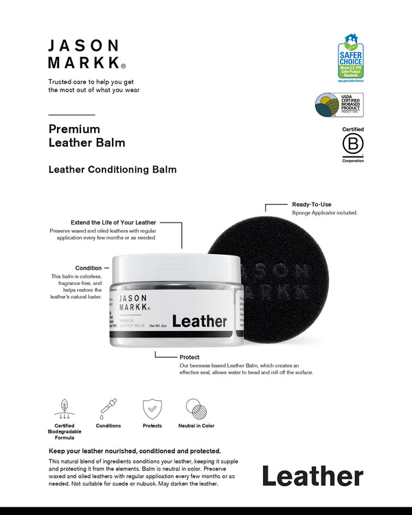 Jason Markk Leather Conditioning Balm