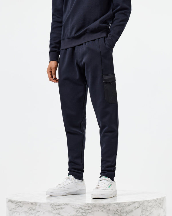 Estefano Cargo Jogger Pants Navy