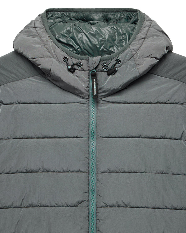 La Guardia Padded Jacket Zinc